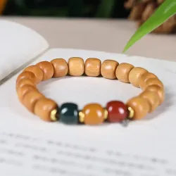 沈香ビーズブレスレットzzzzkkk10