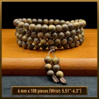 天然沈香ビーズブレスレットネックレスzzzzkkk2